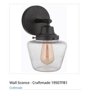 Essex Collection Wall Sconce Light Fixture from Craftmade